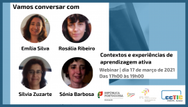 Webinar: Vamos conversar com | Contextos e experiências de aprendizagem ativa