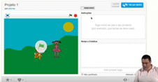 Ambiente de trabalho Scratch